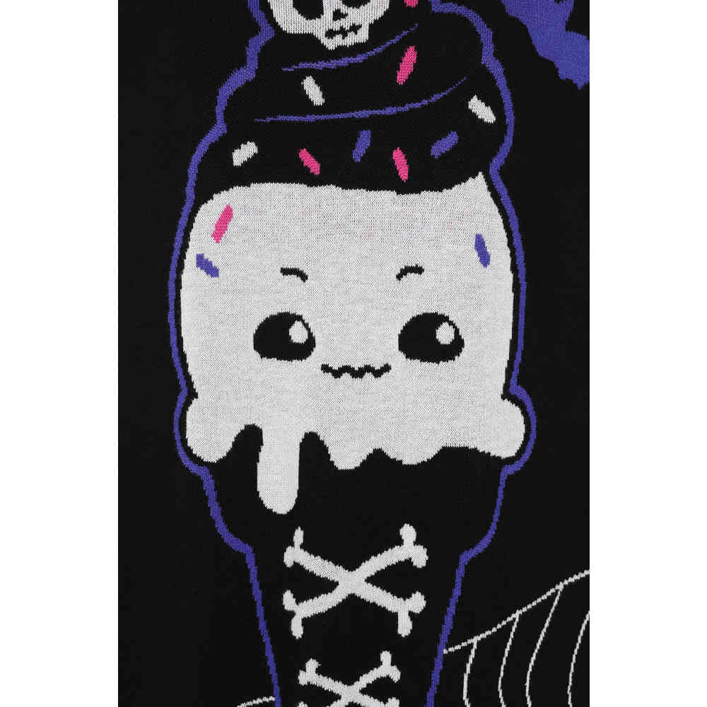 Banned - Yami Knitted Gebreide trui - Zwart